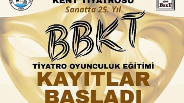 BBKT’nin Tiyatro Oyunculuk Eğitimi Kayıtları Başladı