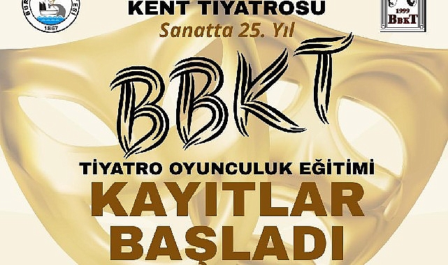 BBKT’nin Tiyatro Oyunculuk Eğitimi Kayıtları Başladı