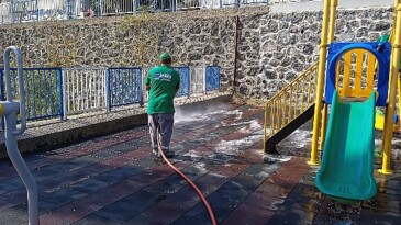 Canik’te Parklar Tertemiz 
