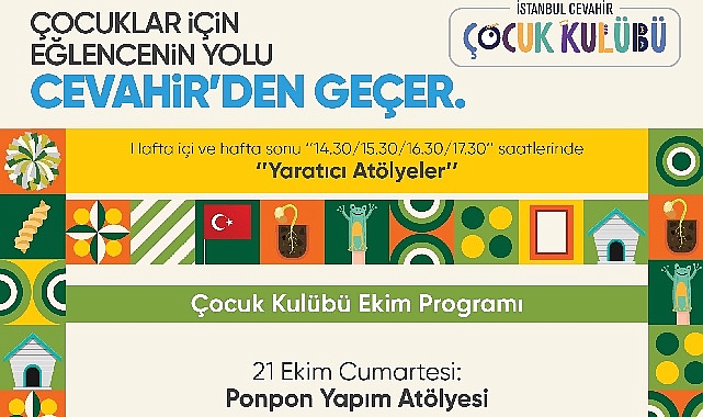 Çocuklar için Cümbüşün Yeri ve Vakti İstanbul Cevahir’de