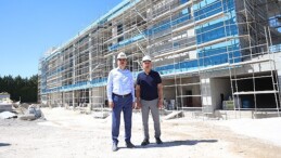 Lider Altay ve Lider Kavuş Yaka Toplumsal Tesisleri inşaatını inceledi