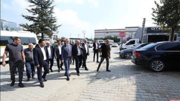 Metal Endüstride Parke Taş ve Otopark Düzenlemeleri Yapıldı