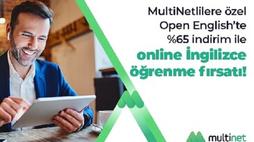 MultiNet’lilerin İngilizce Eğitimi Yüzde 65 İndirimli