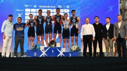 25 ülkeden 280 sportmen Yenişehir Avrupa Triatlon Kupası’nda çaba etti
