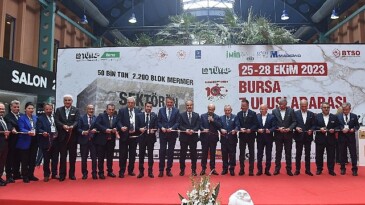 7. Bursa Blok Mermer Fuarı Kapılarını Açtı