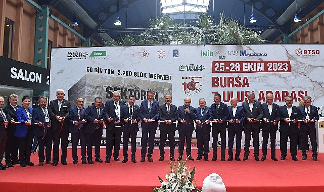 7. Bursa Blok Mermer Fuarı Kapılarını Açtı