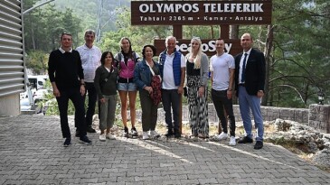 Alman heyetten Kemer gezisi