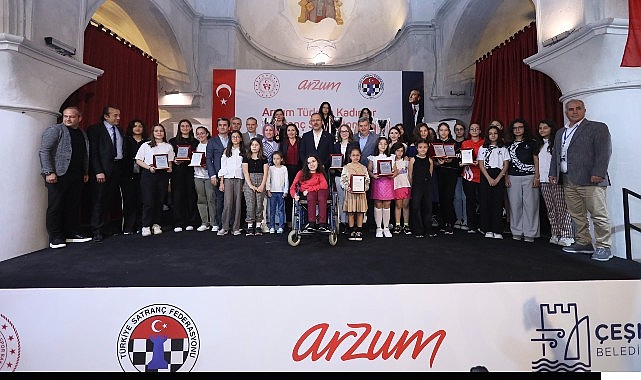 Arzum, Cumhuriyetin 100. yılını Arzum Türkiye Bayanlar Satranç Şampiyonası ile kutladı