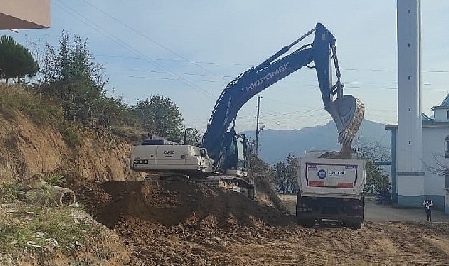 Canik’te Üstyapı Çalışmaları Son Sürat Devam