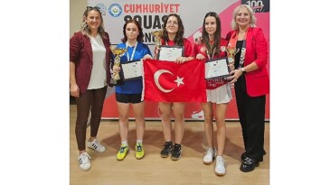 Cumhuriyet Squash Turnuvası’na büyük ilgi