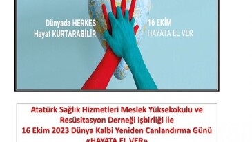 Ege Üniversitesinde “Hayata El Ver” Aktifliği Düzenlenecek