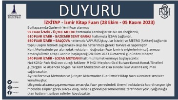 ESHOT’tan İZKİTAP Fuarı için ulaşım desteği