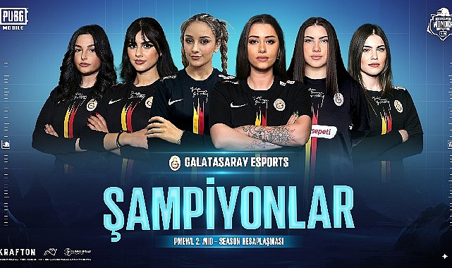 Galatasaray Espor PUBG MOBILE’da Avrupa Şampiyonu oldu