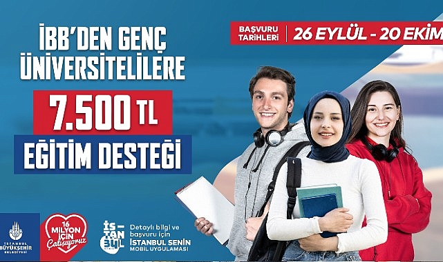 ‘Genç Üniversiteli Desteği’ 7 Bin 500 TL’ye yükseldi