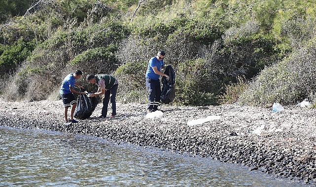 Gökova Körfezinde Araç Yolu Olmayan Koylar Temizleniyor