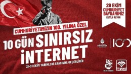 İBB’den 100. yıla özel sınırsız internet