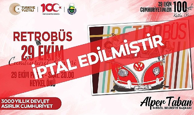 İnegöl Belediyesi Konserleri İptal Edildi