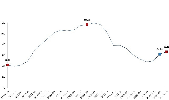 İnşaat maliyet endeksi yıllık yüzde 66,46 arttı, aylık yüzde 4,62 arttı