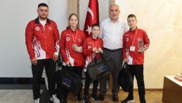 Lider Sandıkçı Dünya Şampiyonu Sporcuyu Ağırladı