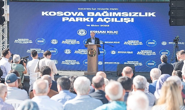Lider Soyer Kosova Bağımsızlık Parkı açılışında konuştu “Buca Metrosu’nu tarihinden evvel bitireceğiz”