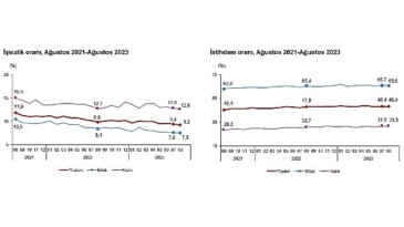 Mevsim tesirinden arındırılmış işsizlik oranı yüzde 9,2 düzeyinde gerçekleşti