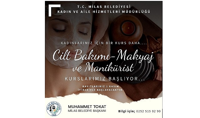 Milas Belediyesi’nden bayanlar için bir kurs daha…