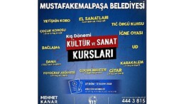 Mustafakemalpaşa’da kültür sanat kursları kış periyodu kayıtları başlıyor