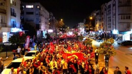 Narlıdere, 100. Yılda Cumhuriyet Ateşi ile aydınlandı