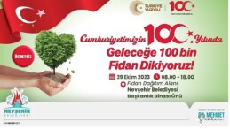 Nevşehir belediyesi vatandaşlara fiyatsız olarak 100 bin fidan dağıtacak