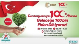 Nevşehir belediyesi yarın 100 bin fidan dağıtacak