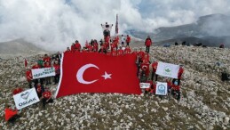 Osmangazili dağcıların ‘100. Yıl’ tepe tırmanışı