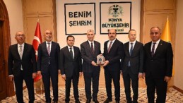 Ticaret Bakanı Ömer Bolat, Konya Büyükşehir Belediye Lideri Uğur İbrahim Altay’ı ziyaret etti.