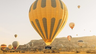 Uber’in dünyada birinci kere sunacağı Uber Balon, Kapadokya’dan havalanıyor