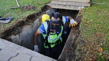 Yağmur suyu sınırlarının paklığı devam ediyor