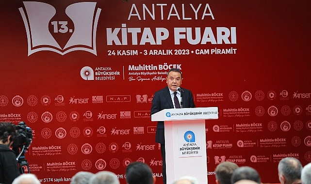 13. Antalya Kitap Fuarı Kapılarını Açtı