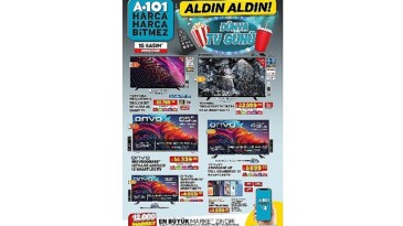A101’de Dünya Televizyon Gününe Özel Birbirinden Çeşitli Televizyonlar Satışa Sunuluyor