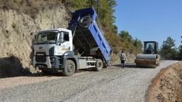 Alanya Katı Atık Tesisi yolu asfaltlandı