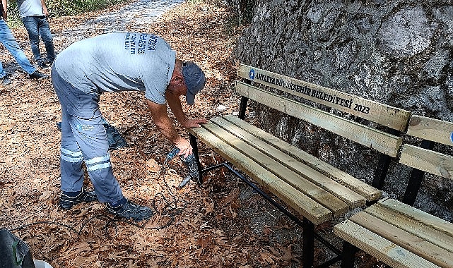 Antalya Büyükşehir’den Gündoğmuş’ta 26 mahalleye piknik masası