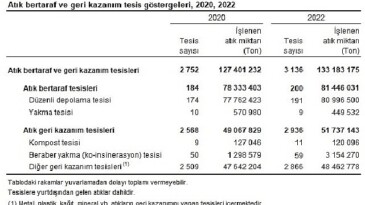 Atık İstatistikleri, 2022