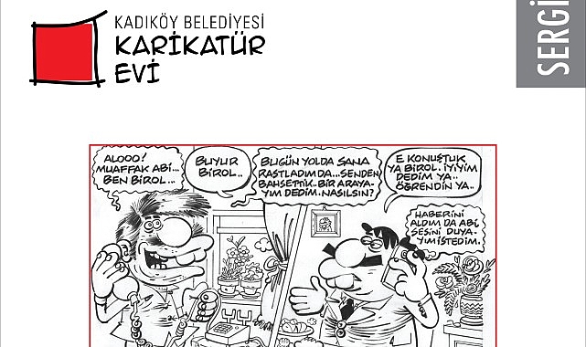 Behiç Pek’in karikatür standı, Kadıköy Belediyesi Karikatür Konutu’nda açılıyor