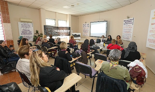 Buca’da şiddete karşı farkındalık yaratıldı