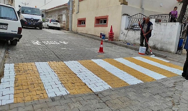 Burhaniye’nin her mahallesinde “önce yaya”