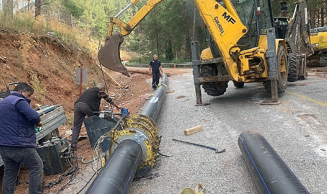 Büyükşehir, Marmaris Bozburun İçme Suyu Projesinde Birinci Kazmayı Vurdu