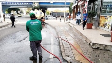 Canik Taban Köşe Temizleniyor