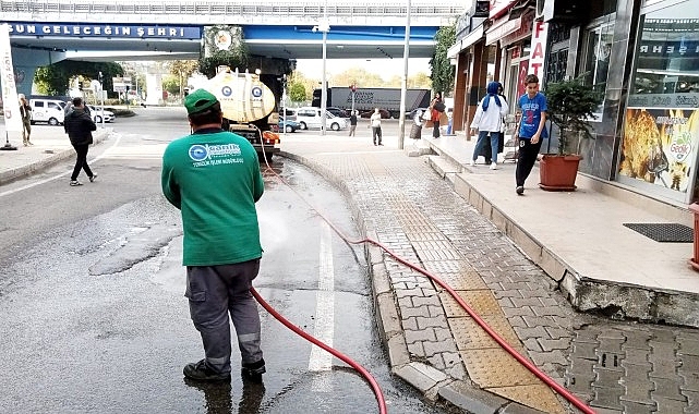 Canik Taban Köşe Temizleniyor