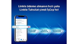 Cep telefonlarını POS aygıtına dönüştüren Linkle Tahsilat hizmeti İşCep’te