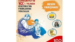 Çocuklar çizimleriyle  “Cumhuriyetin 100. Yılında Atatürk’ün Fikirlerine Yolculuk” edecek