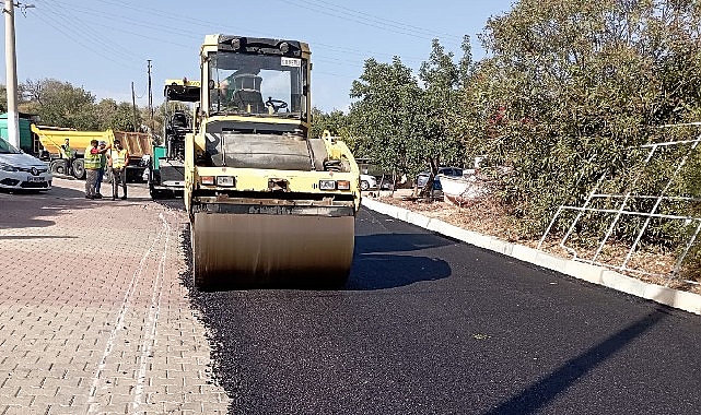 Demre Kekova küme yolu  sıcak asfaltla kaplanıyor