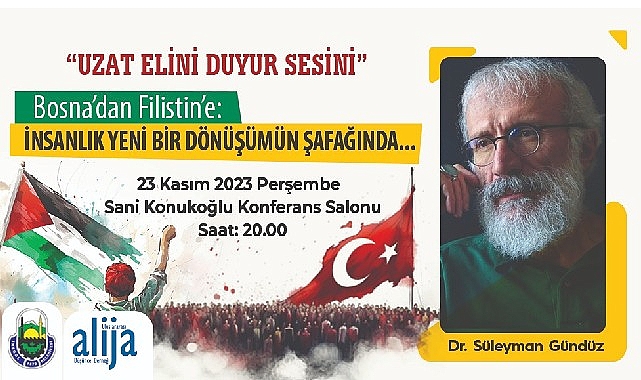 Dr. Süleyman Gündüz Filistin Ve Kudüs’ü İnegöl’de Anlatacak