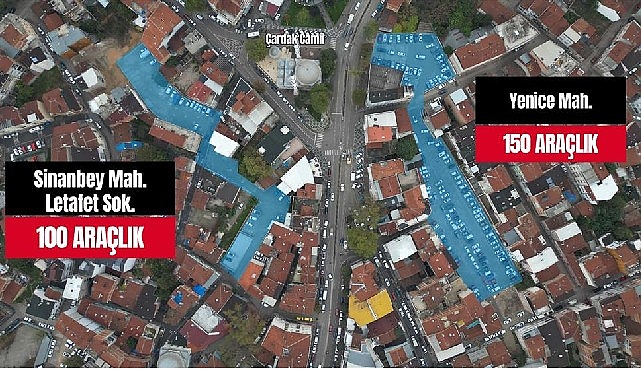 İnegöl Belediyesi: Merkezde 100 Araçlık Otopark Hizmete Girdi